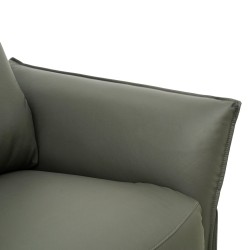 Trinity 3 Seater Recliner in Grey Col Cow Leather