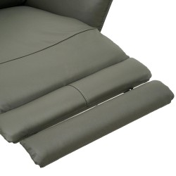 Trinity 3 Seater Recliner in Grey Col Cow Leather