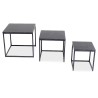 Kare Key Set of 3 Side Tables Black Ref 85874