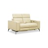 Saville 2 Seater Recliner Taupe Col Cow Leather PU