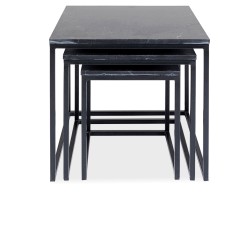 Kare Key Set of 3 Side Tables Black Ref 85874