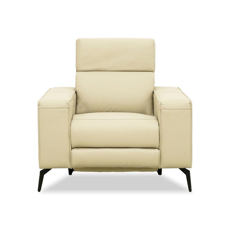 Bella Casa Saville 1 Seater Recliner Taupe Col