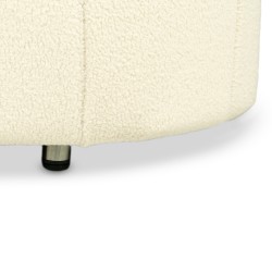 Bella Casa Bubble 3+2 Fabric Boucle White