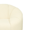 Bella Casa Bubble Sofa 3+2 Boucle White Fab