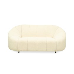 Bella Casa Bubble 3+2 Fabric Boucle White