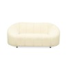 Bella Casa Bubble Sofa 3+2 Boucle White Fab