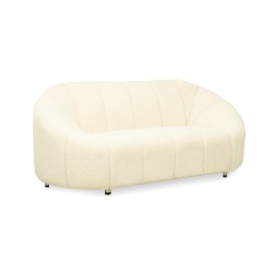 Bella Casa Bubble Sofa 3+2 Boucle White Fab