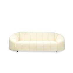 Bella Casa Bubble 3+2 Fabric Boucle White