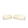Bella Casa Bubble 3+2 Fabric Boucle White