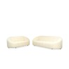 Bella Casa Bubble Sofa 3+2 Boucle White Fab