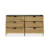 Bella Casa Cole Sideboard With 6 Drawers