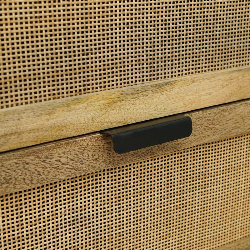 Picture Idea: Bella Casa Cole Sideboard With 6 Drawers Rattan Wood