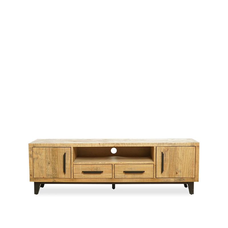 Cavendish Patio Low TV Cabinet Pine In Latte Color