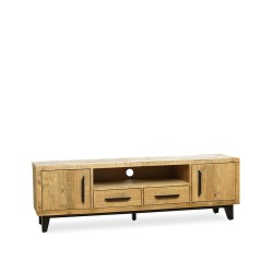 Cavendish Patio Low TV Cabinet Pine In Latte Color