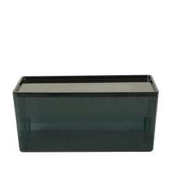 IKEA Kuggis Box With Lid Transparent Black Ref 60514030