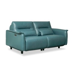 Bella Casa Laurence 2 Seater Recliner L.Blue