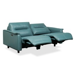 Bella Casa Laurence 2 Seater Recliner L.Blue