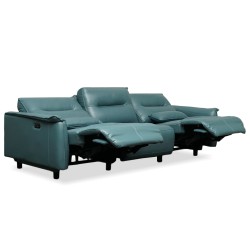 Bella Casa Laurence Recliner 3S Fabric L.Blue