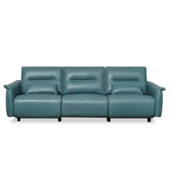 Bella Casa Laurence Recliner 3S Fabric L.Blue