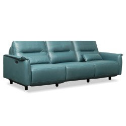 Bella Casa Laurence Recliner 3S Fabric L.Blue