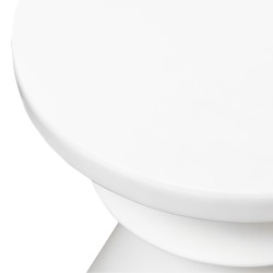 Bella Casa Chess Side Table White