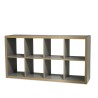 IKEA Kallax Bookshelf Grey/Wood Effect Ref 40346924