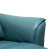 Leather Studio Moreno Recliner 1S Fab Canari Blue