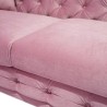 Carson 3 Seater Jaguar Fabric Pink Col