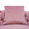 Carson 3 Seater Jaguar Fabric Pink Col