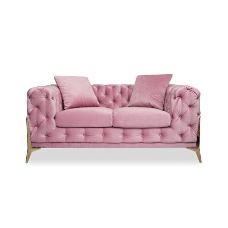 Cavendish Carson 2 Seater Jaguar Fabric Pink Col