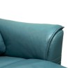 Leather Studio Moreno Recliner 2S Fab Canari Blue