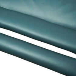 Leather Studio Moreno Recliner 3S Fab Canari Blue