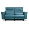 Leather Studio Moreno 3 Seater Recliner L.Blue Col