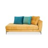 Bella Casa Tudor RHF Chaise in Mustard Col Fabric