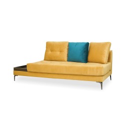 Bella Casa Tudor Sofa 3-Seater in Mustard Col Fabric