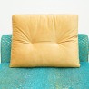 Bella Casa Tudor Armless Chair in Turquoise Col Fabric