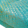 Bella Casa Tudor Armless Chair Fabric Turquoise
