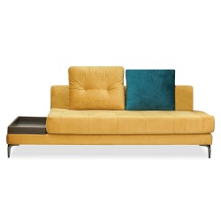 Bella Casa Tudor Sofa 3-Seater In Mustard Col Fabric