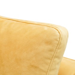 Bella Casa Tudor Sofa 3-Seater In Mustard Col Fabric