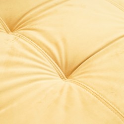 Bella Casa Tudor Sofa 3-Seater In Mustard Col Fabric