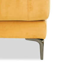 Bella Casa Tudor Sofa 3-Seater In Mustard Col Fabric