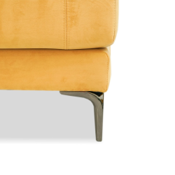 Bella Casa Tudor LHF Chaise Fabric Mustard