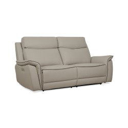 Leather Studio Santino 2 Seater Recliner L.Grey