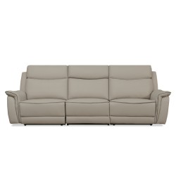 Leather Studio Santino Recliner 3S Fabric L.Grey