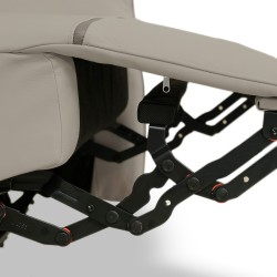 Leather Studio Santino Recliner 3S Fabric L.Grey