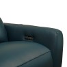 Leather Studio Tores Recliner 2 Str Fab D.Blue