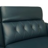 Leather Studio Tores Recliner 2 Str Fab D.Blue