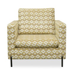 Cavendish Hester Accent Chair Fab Yellow/Beige