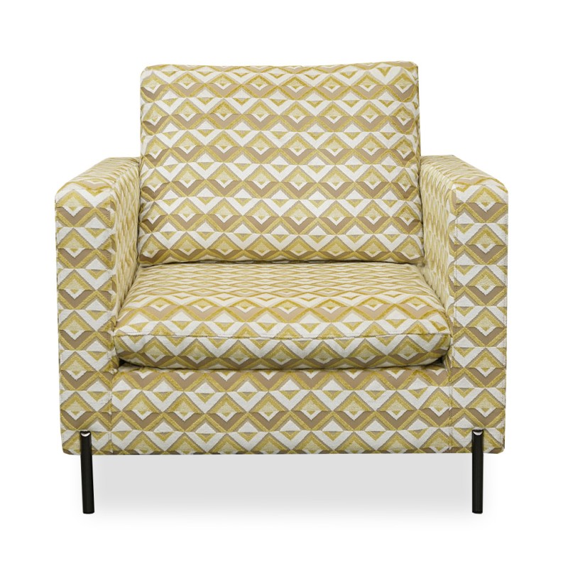 Cavendish Hester Accent Chair Fab Yellow/Beige