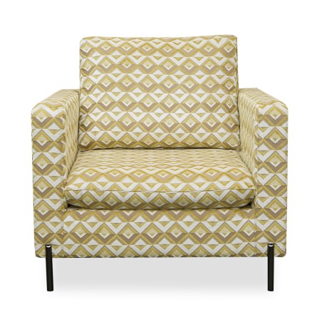 Cavendish Hester Accent Chair Fab Yellow/Beige
